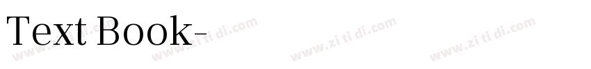 Text Book字体转换